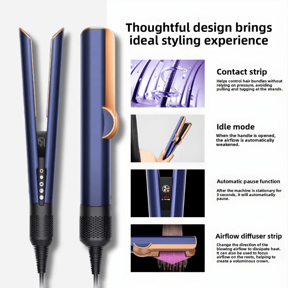 Air Straightener negative ion technology for reduced frizz